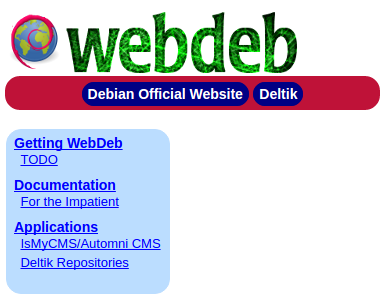 WebDeb: Home